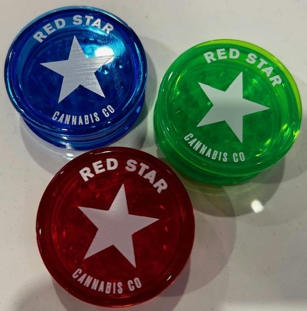 Red Star Plastic Grinders.