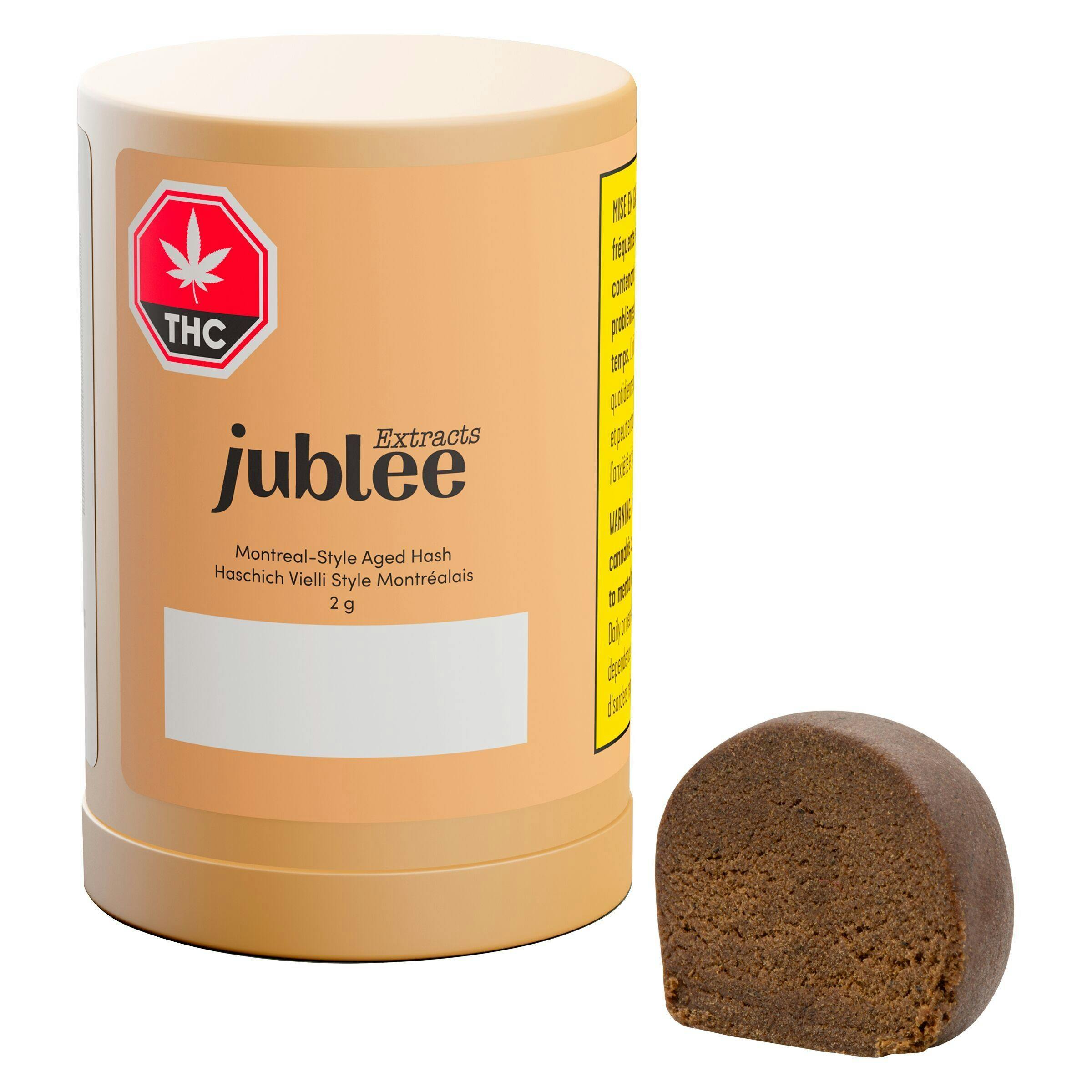 Jublee Extracts Montreal-Style Aged Hash Indica 2g