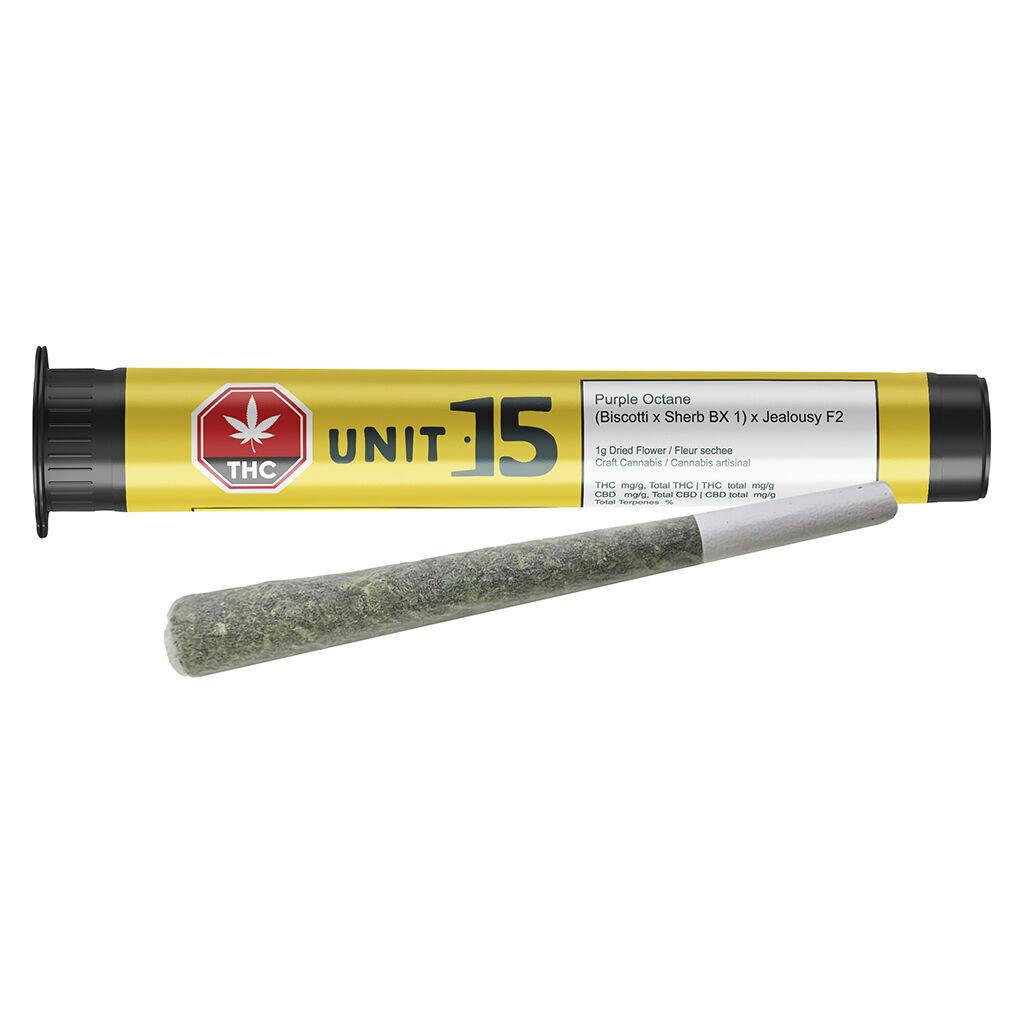 Unit 15 Purple Octane Pre-Roll Hybrid 1x1g