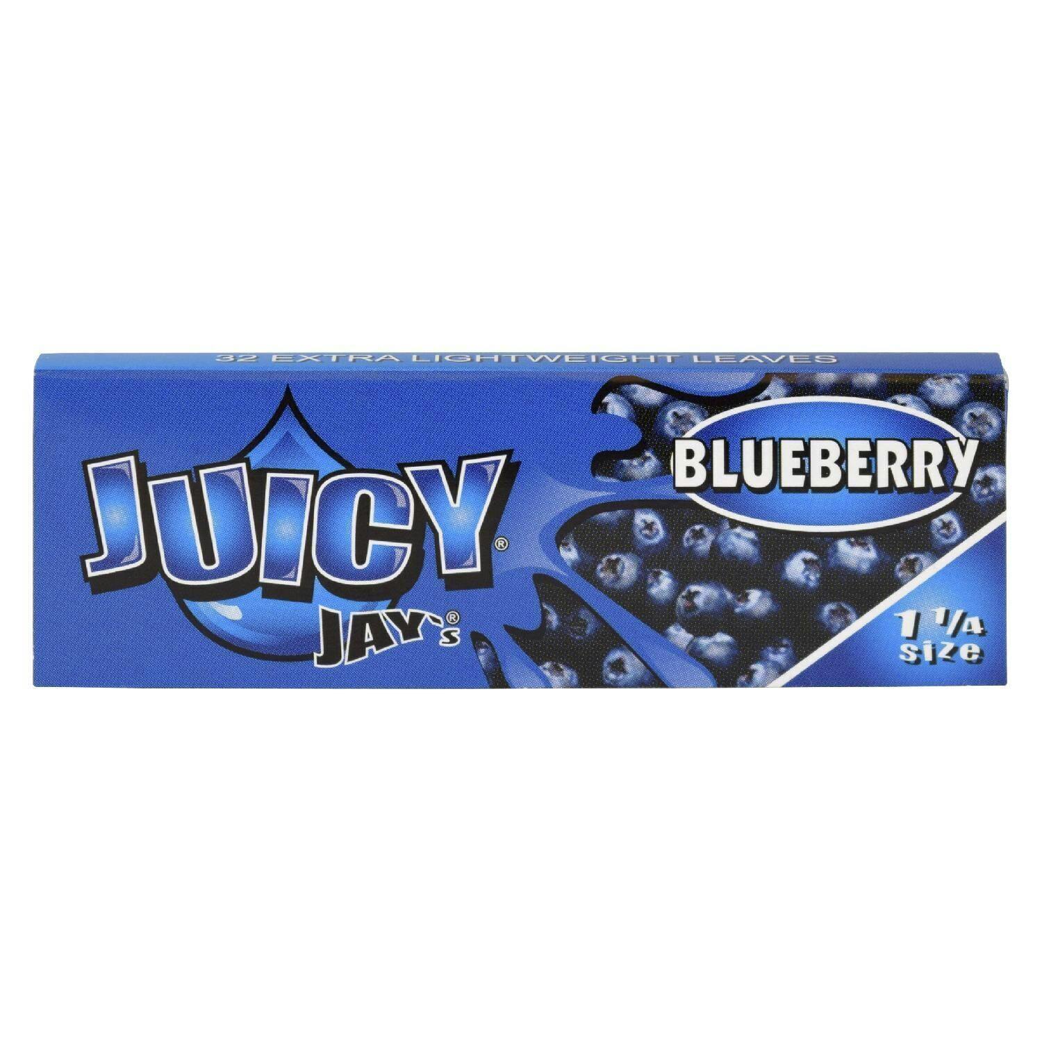 JUICY JAYS BLUEBERRY 1.25 ROLLING PAPERS