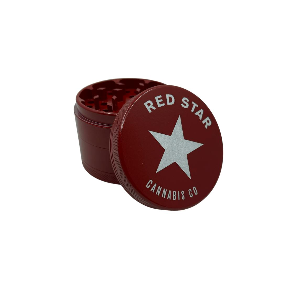 Red Star Ceramic Grinder (Red)