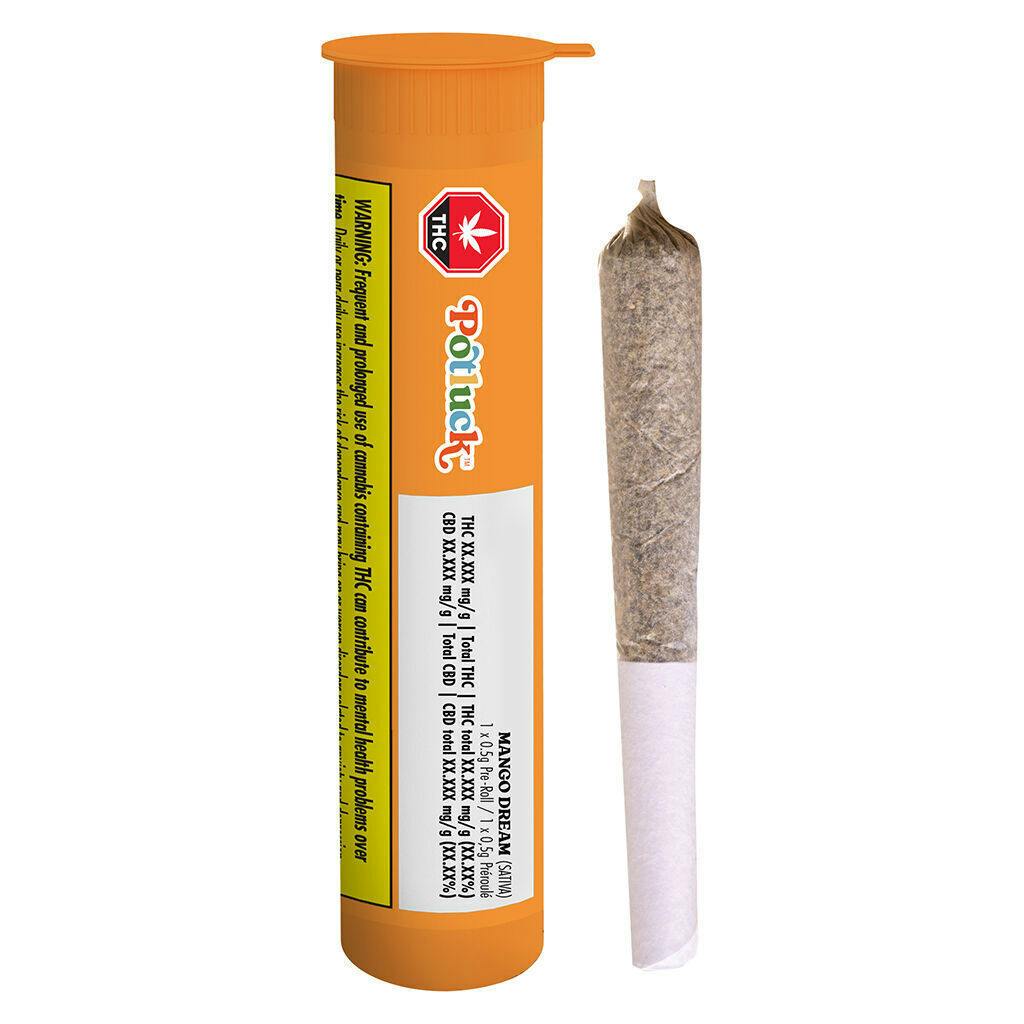 Potluck Mango Dream Pre-Roll Sativa 1x0.5g