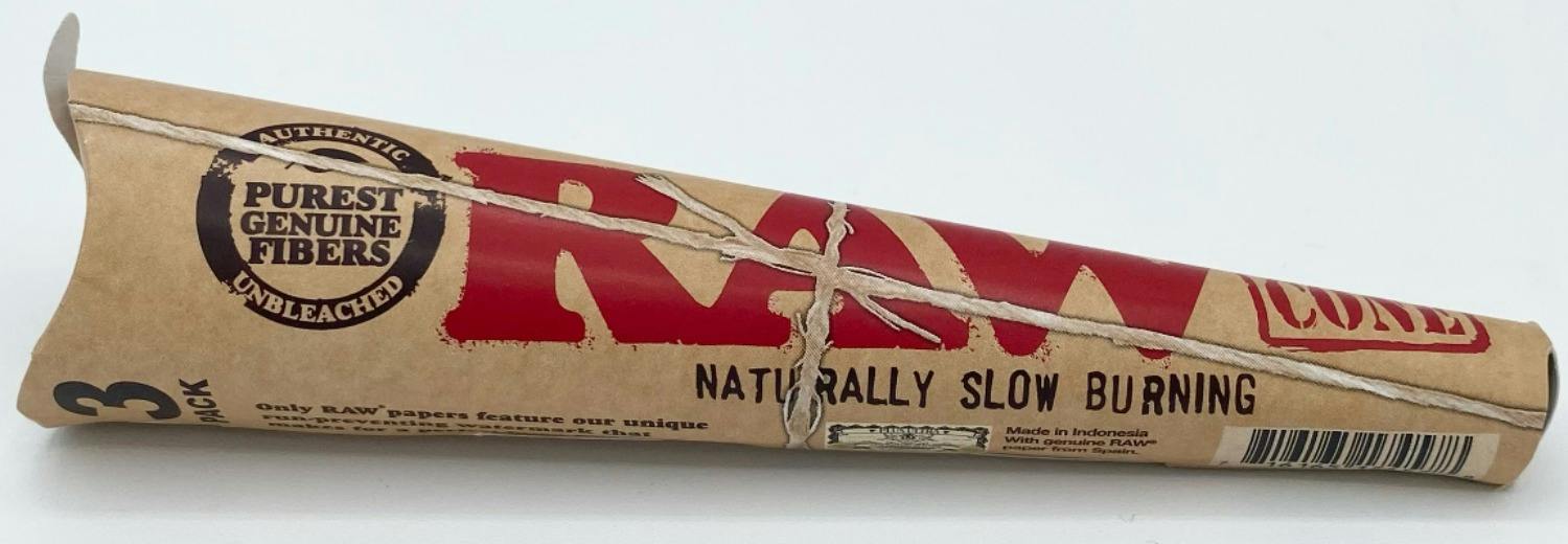 RAW Cones Pre-Rolled King Size - 3pk