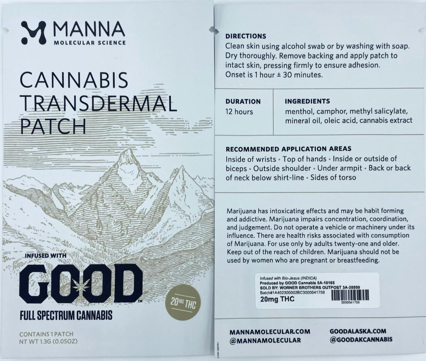 Transdermal Patch at Worner Brothers Outpost - K-Beach