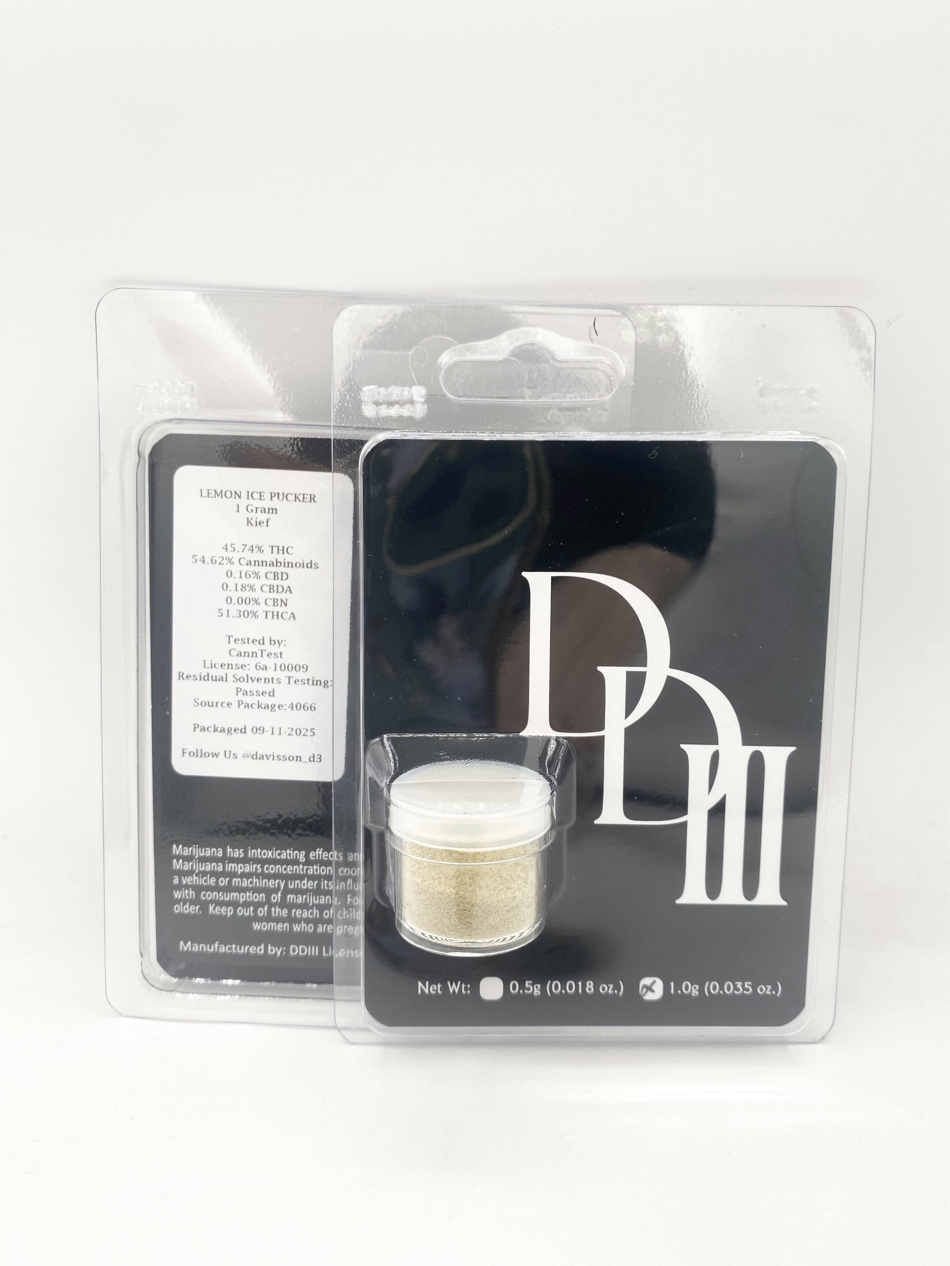 Lemon Ice Pucker | Solventless | Kief | 1g at Worner Brothers Outpost-Kasilof