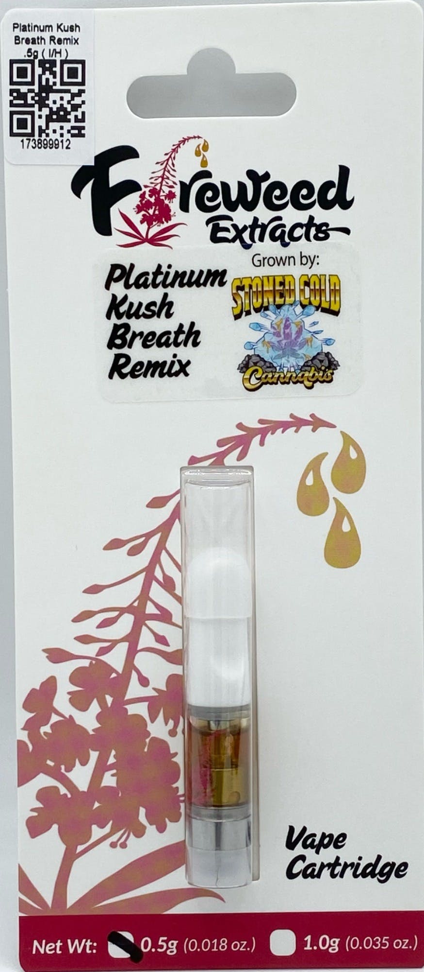 Remix (I/H) .5g Cart - Fireweed