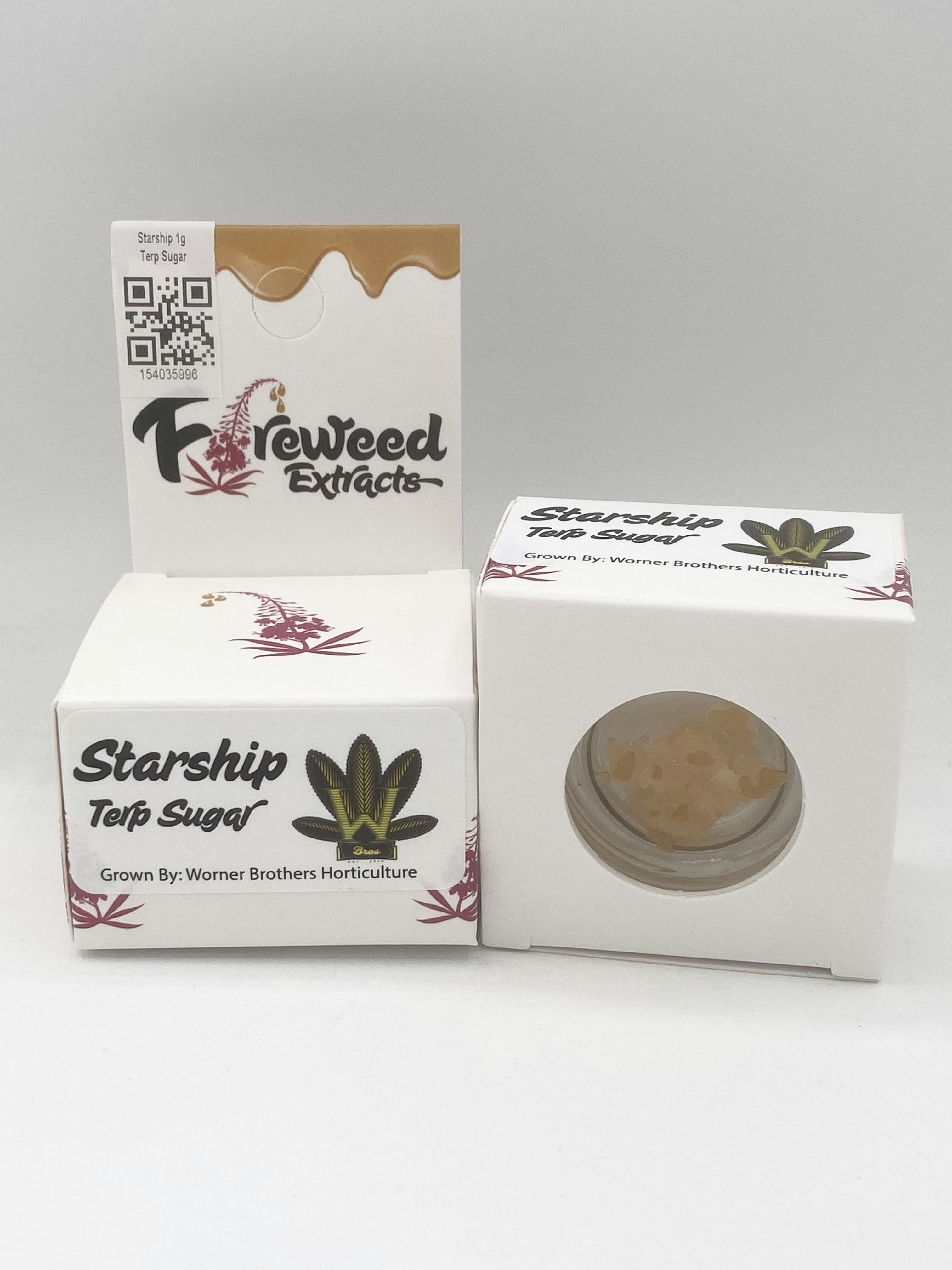 Starship 1g Terp Sugar - Fireweed