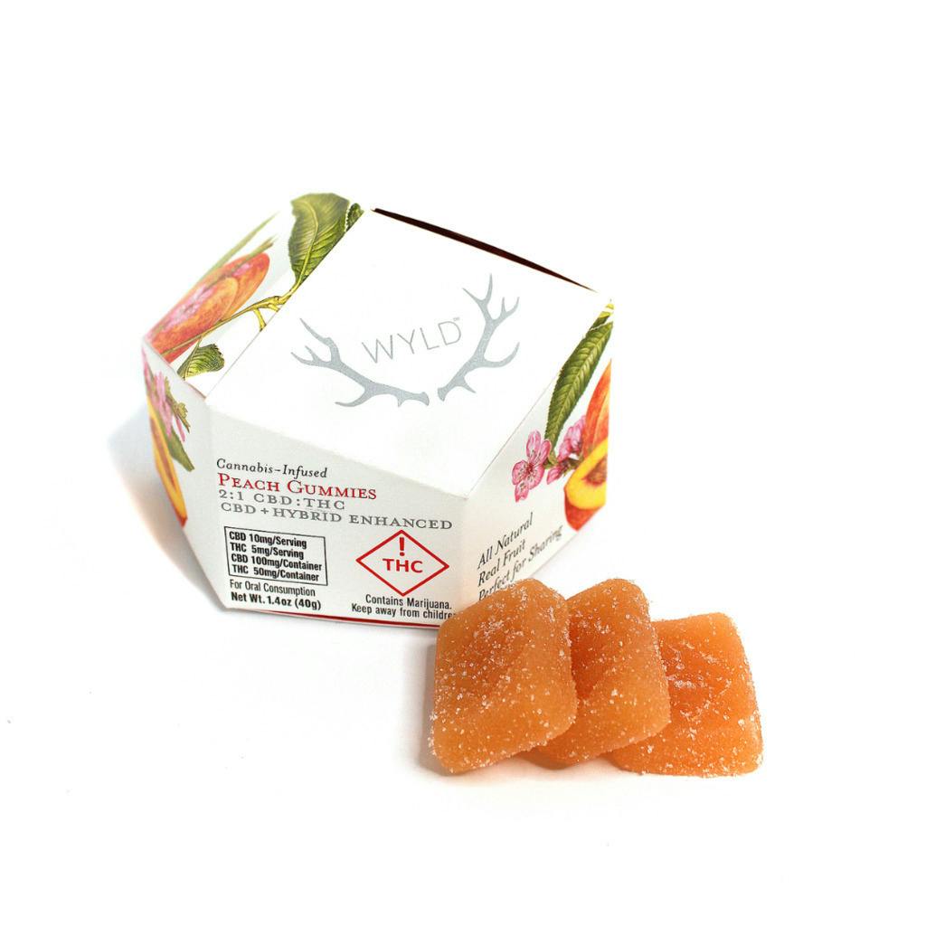 Peach 2:1 CBD Gummies