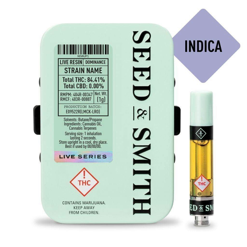 Seed & Smith Don Nanner Live Resin Cartridge 1 g