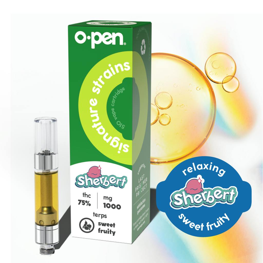 O.Pen Relaxing Sherbert Live Resin Cartridge 1 g