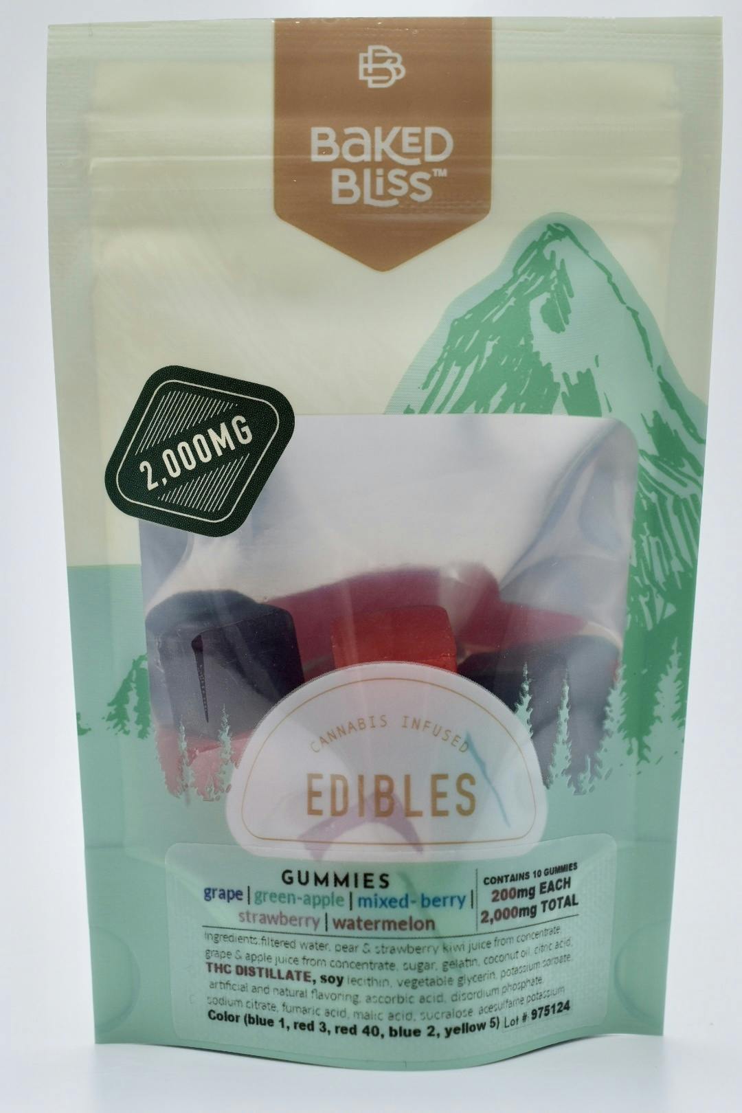 Assorted Gummies 2000mg - Baked Bliss