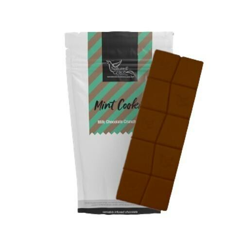 Nature's Grace Mint Cookie Milk Chocolate Bar 100mg (10ct)