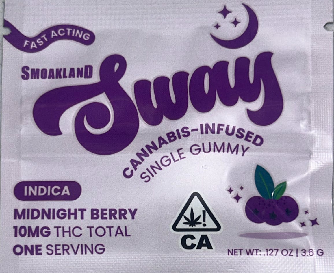 Sway Singles 1pk - Midnight Berry - 5mg