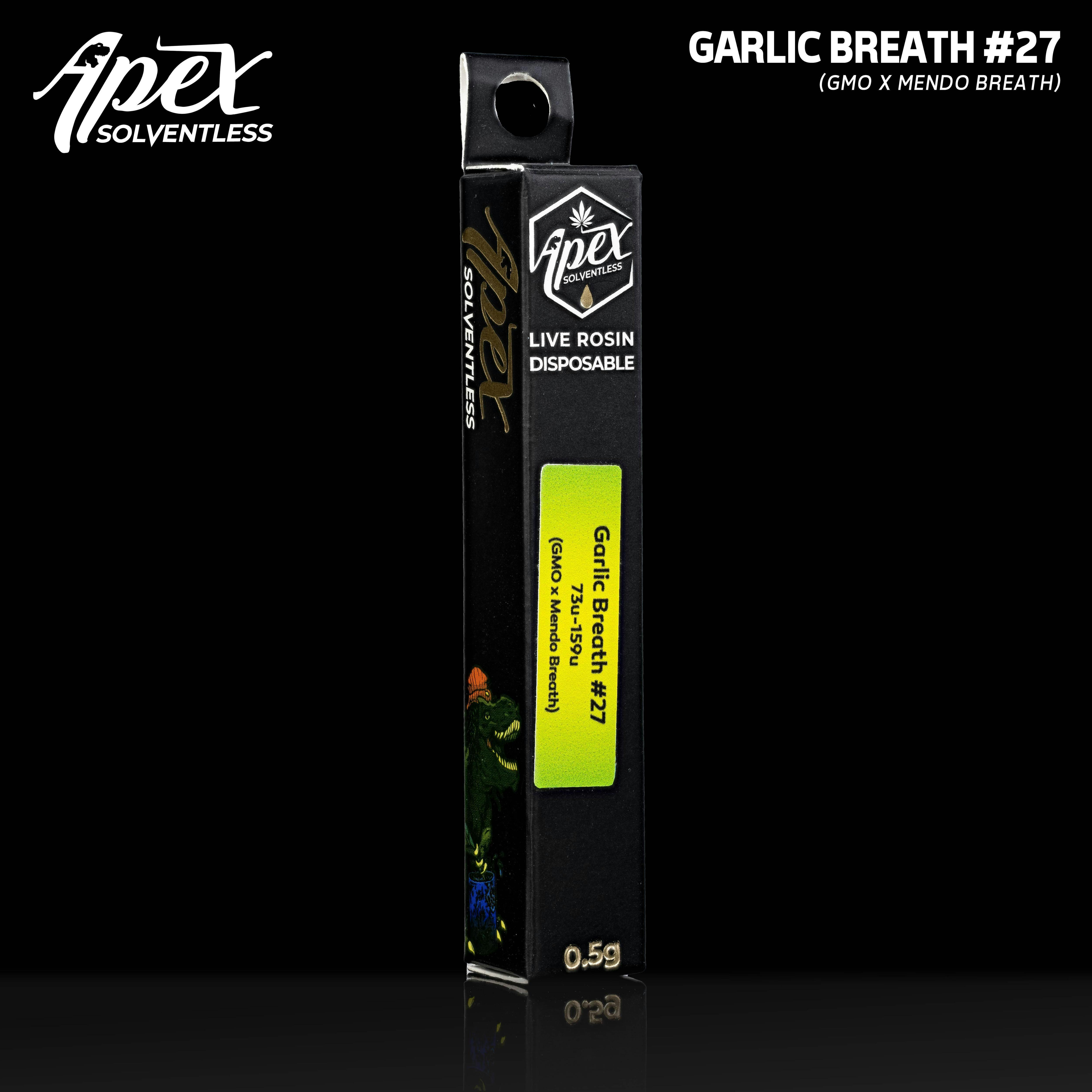 Garlic Breath #27 Live Rosin Disposable