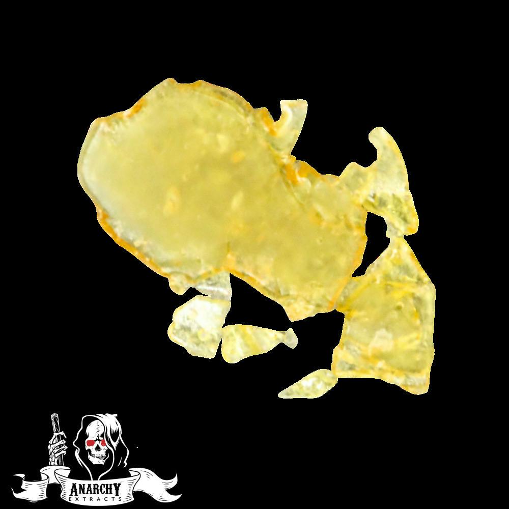 Anarchy Extracts Live Resin Shatter Indica Cap Junky