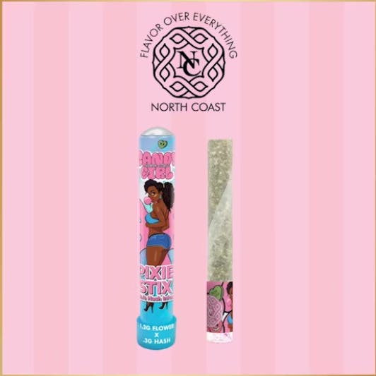 Candy Girl Hash Pixie Stix cannabis product