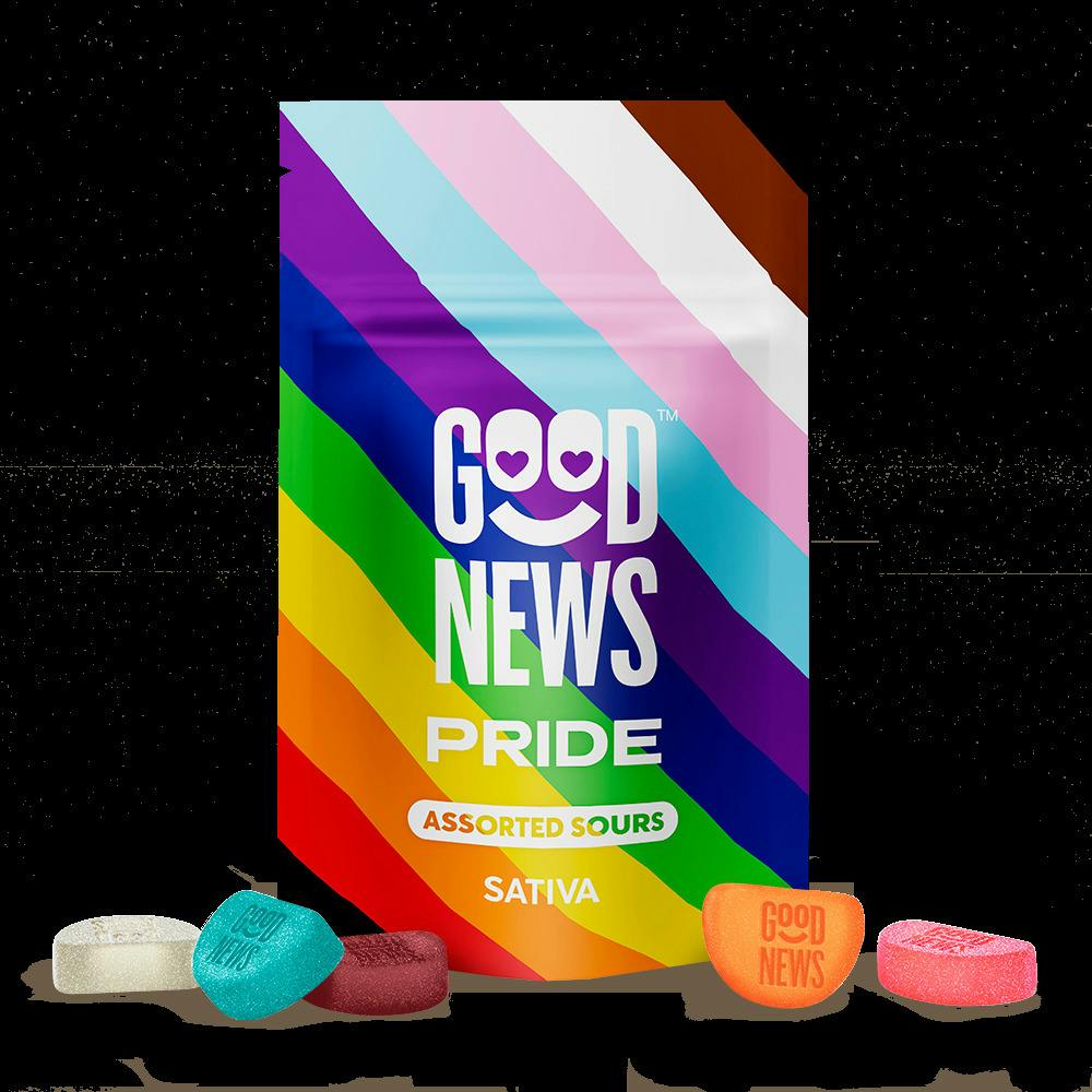 Pride Assorted Flavor Sour Gummies