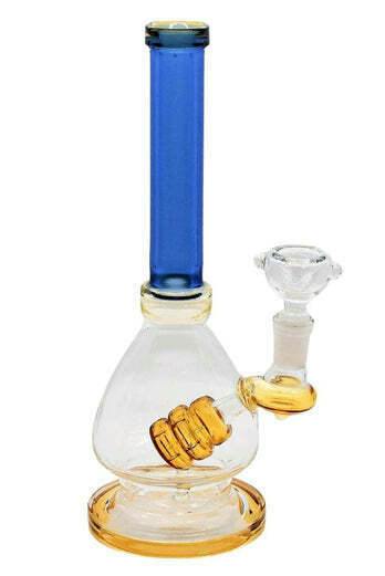 9" Beaker Style Perc with 14mm Flower Bowl