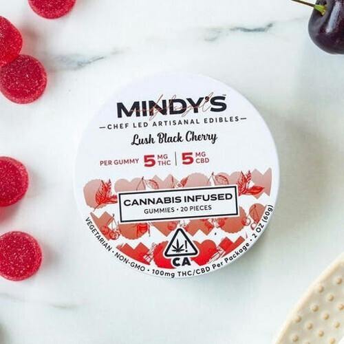 Lush Black Cherry 1:1 | 100mg THC/100mg CBD | Mindy's Chef Led Artisanal Edibles
