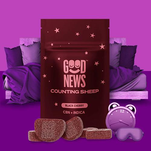 Counting Sheep | 2:1 THC/CBN | Good News Gummies | 20pk | 100mg