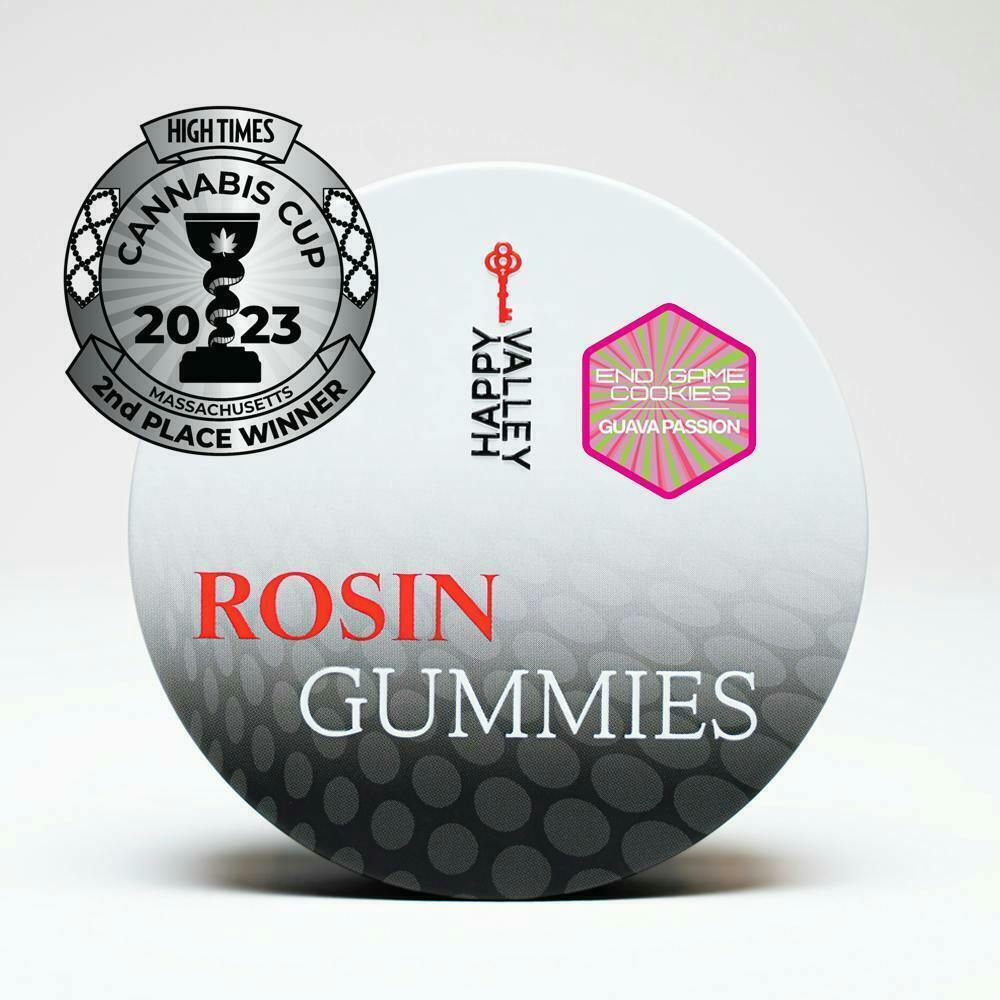 Sunset Sherbert | Live Hash Rosin Gummies | Orange Cranberry | 100mg