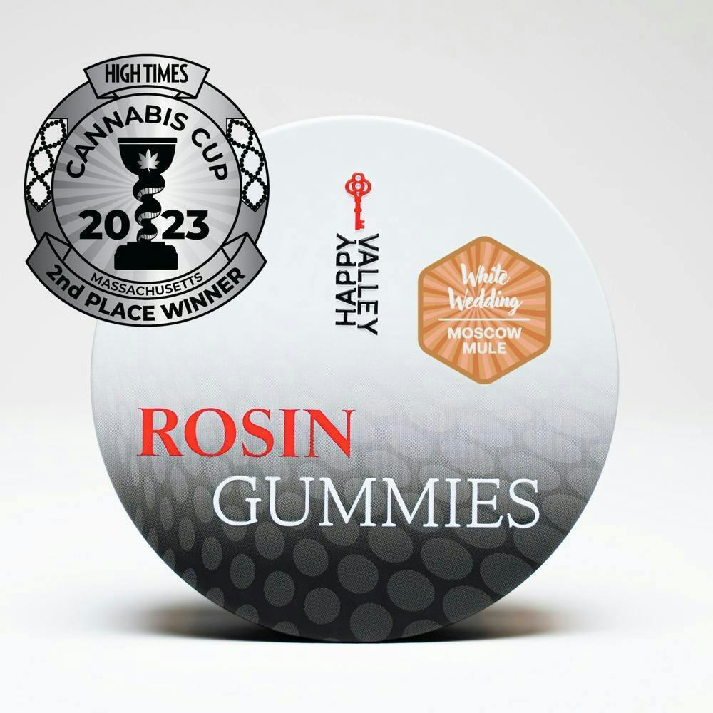 Sugar Shack #5 | Live Hash Rosin Gummies | Strawberries & Cream | 100mg