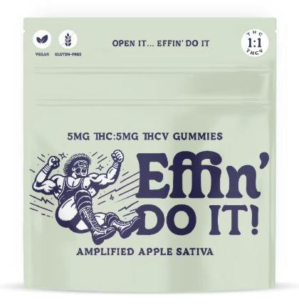 "Do it" Amplified Apple | Effin' | "Fast-Acting" Gummies | 100mg at Dazed Cannabis – Holyoke