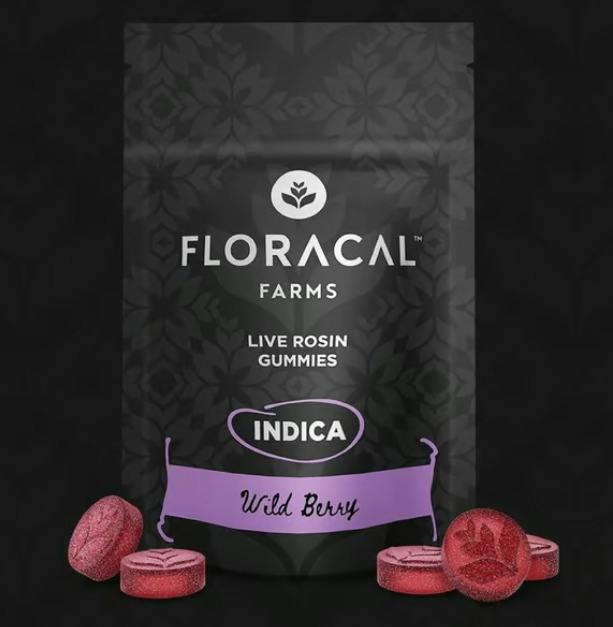 Wild Berry | FloraCal | Live Rosin Gummies | 10pk | 100mg