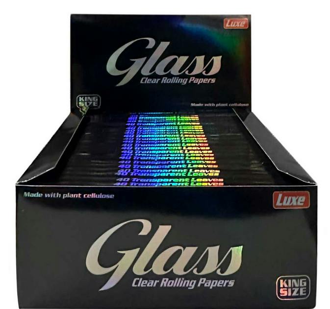 GLASS CLEAR ROLLING PAPERS KING SIZE
