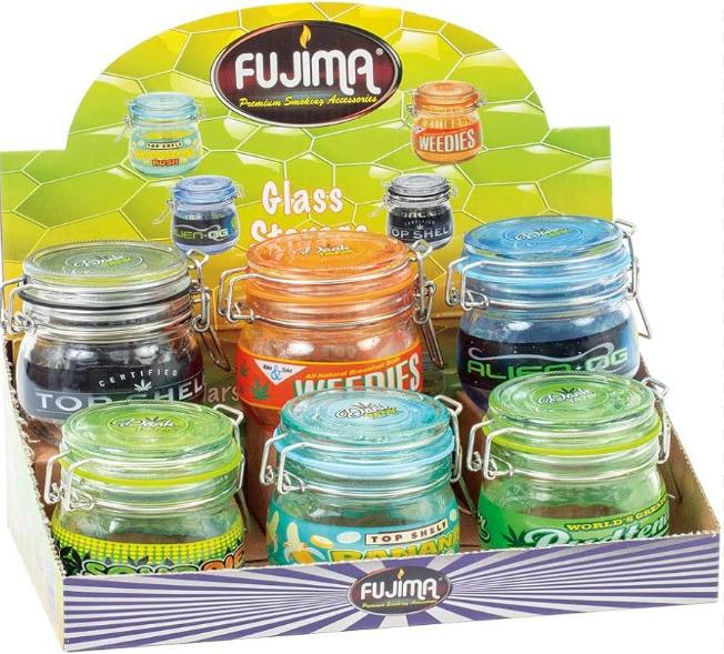 GLASS STASH JAR