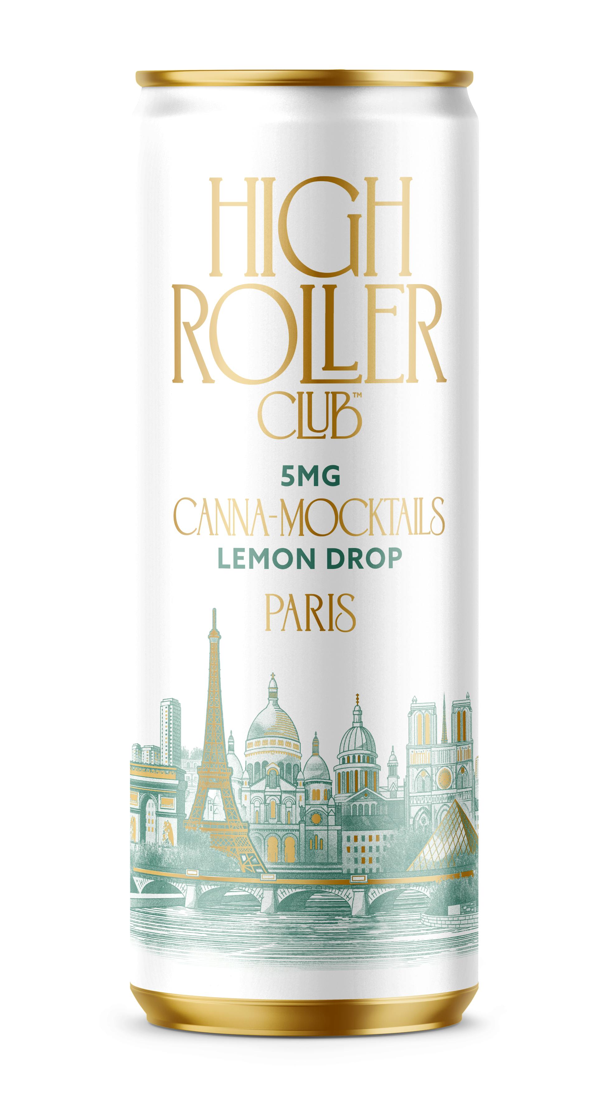 HIGH ROLLER CLUB - LEMON DROP - PARIS - BEVERAGE 5MG - 5 mg at HudHaus Dispensary