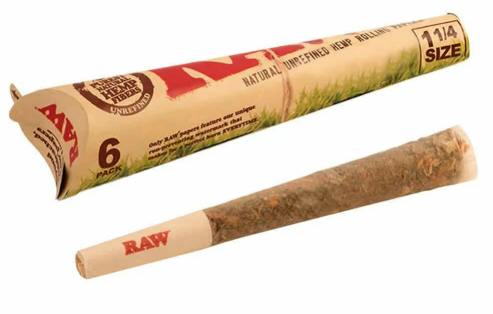 ORGANIC CONE 1 1/4 6PK
