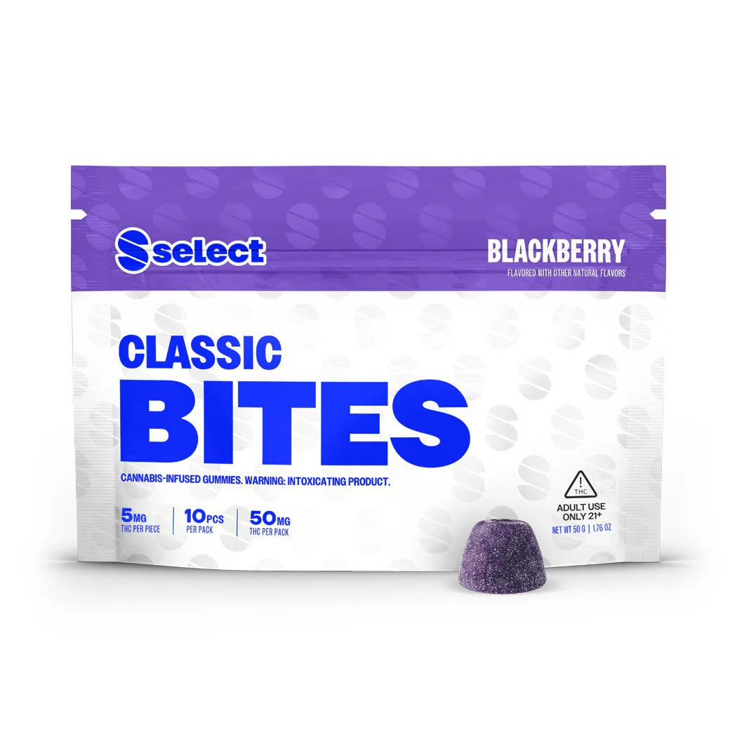 Classic Blackberry Edibles 50mg (10-Pack | 5mg Each)