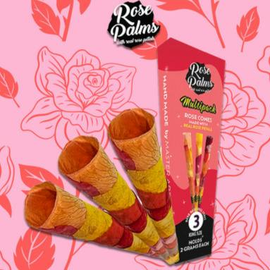 Rose Palms - 1 1/4 Size Rose Cones - 3pk