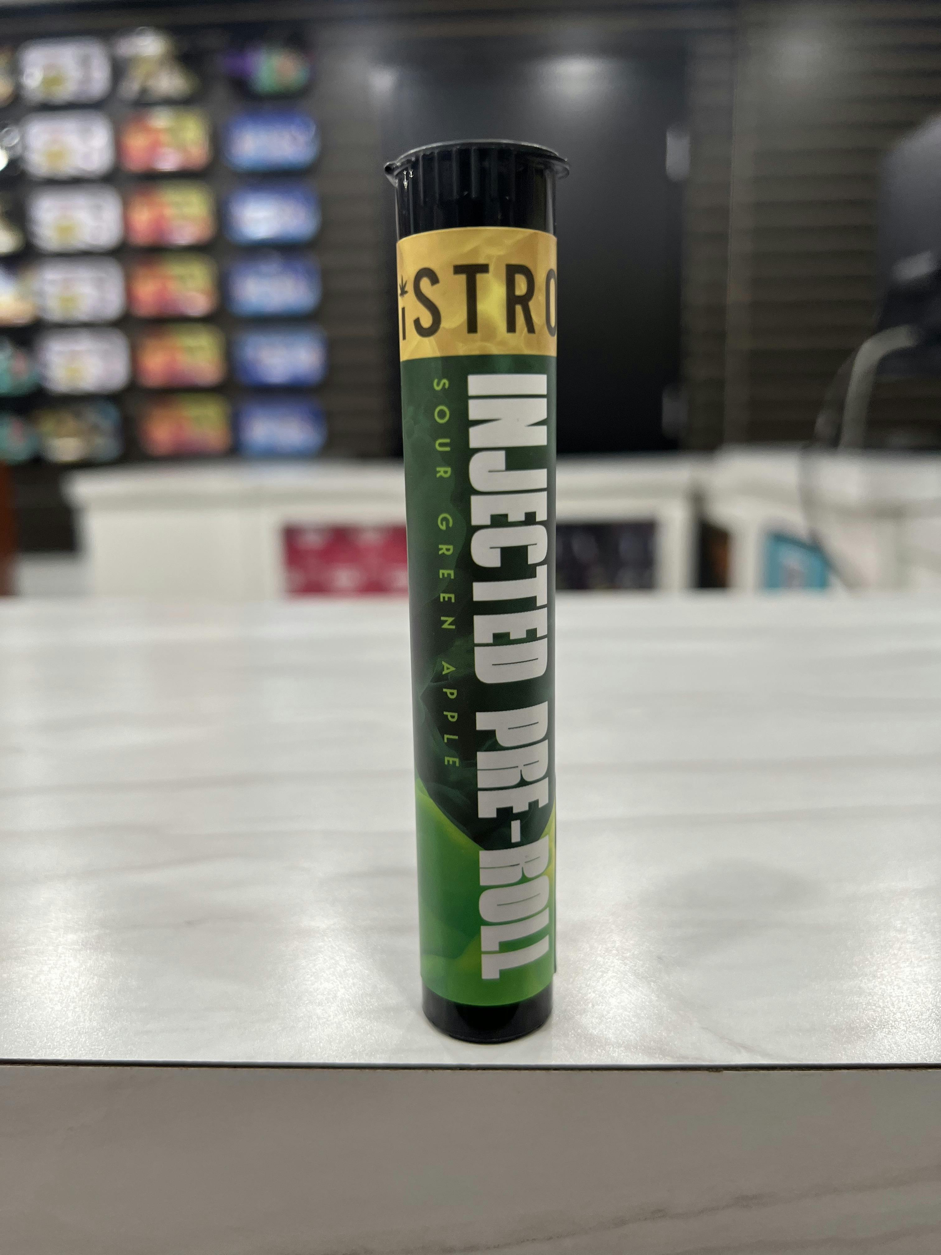Distro 10 - Sour Green Apple - 1.2G Injected Pre-Roll