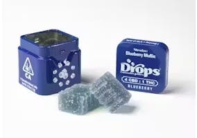 BLUEBERRY — BLUEBERRY (4 CBD - 1 THC) 2 PACK ROSIN GUMMIES