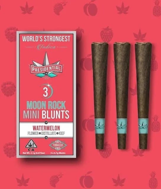 WATERMELON 3 PACK — Moonrock Mini Blunts