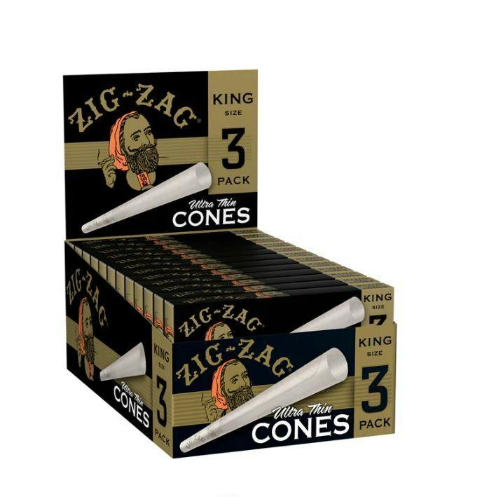 King Size Cones | 3pk at PurLife Dispensary - T or C