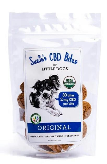 Suzies CBD Bites for Little Dogs - Original (30 x 2mg Pieces)