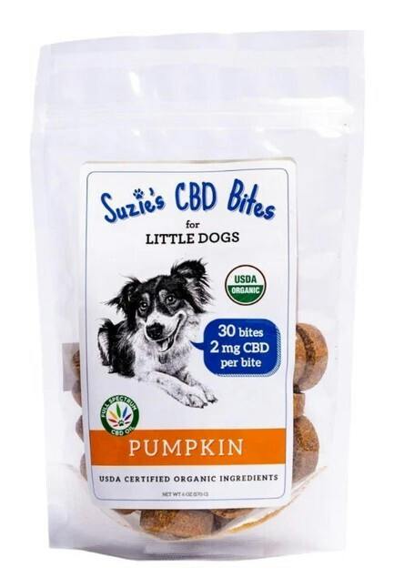 Suzies Bites For Little Dogs Pumpkin Pieces