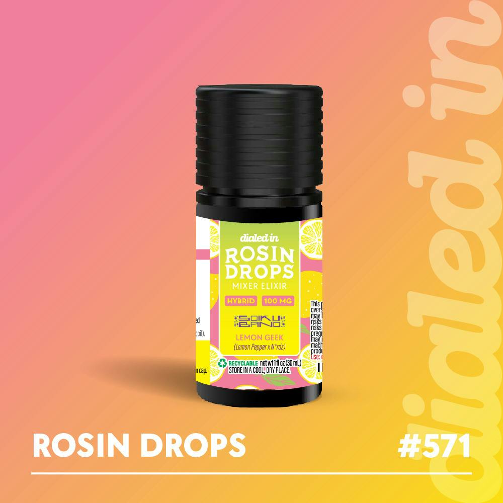 Dialed In ROSIN DROPS - Lemon Geek (H)