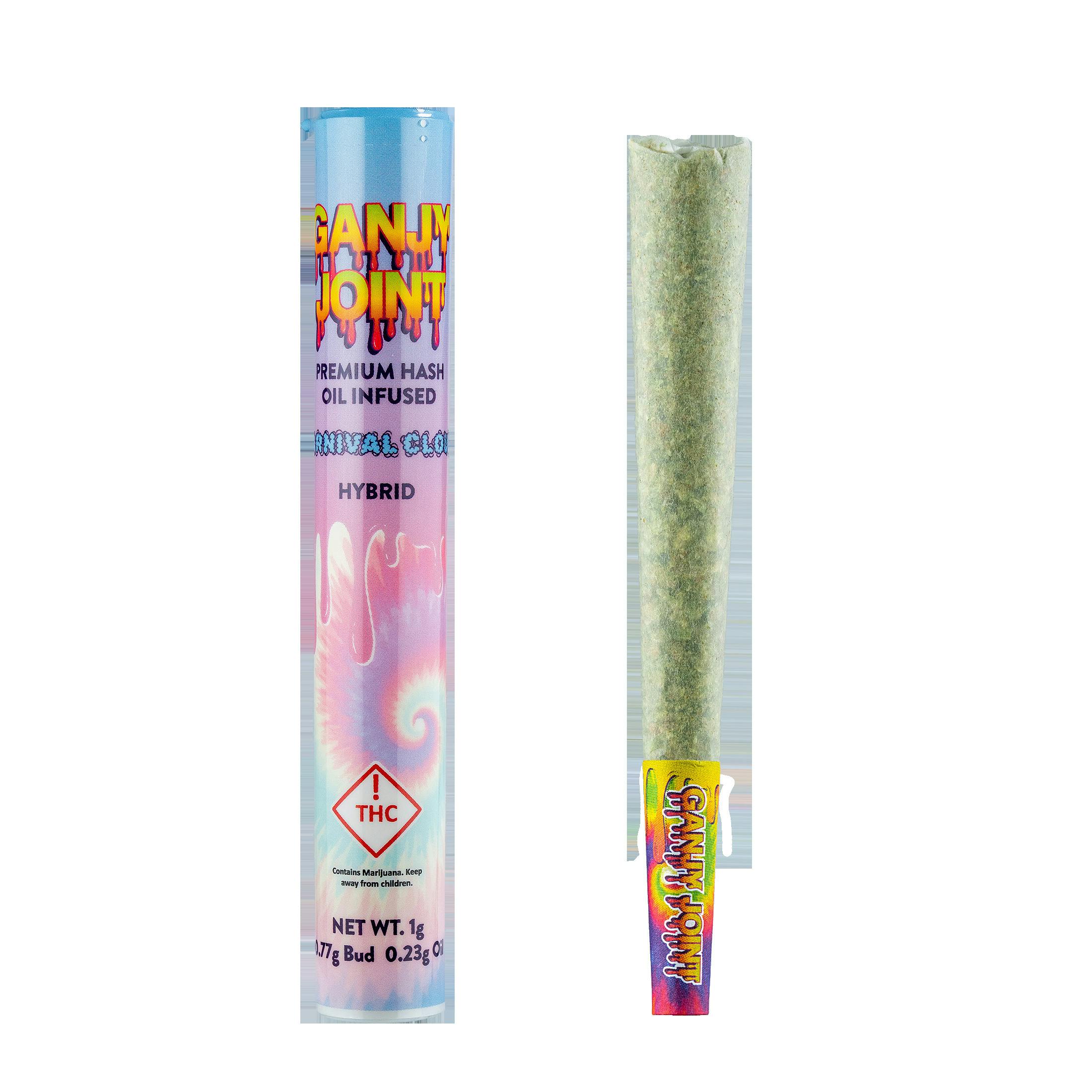 Ganjy (Juicy) Infused Pre-Roll 1g - Carnival Cloud (H)