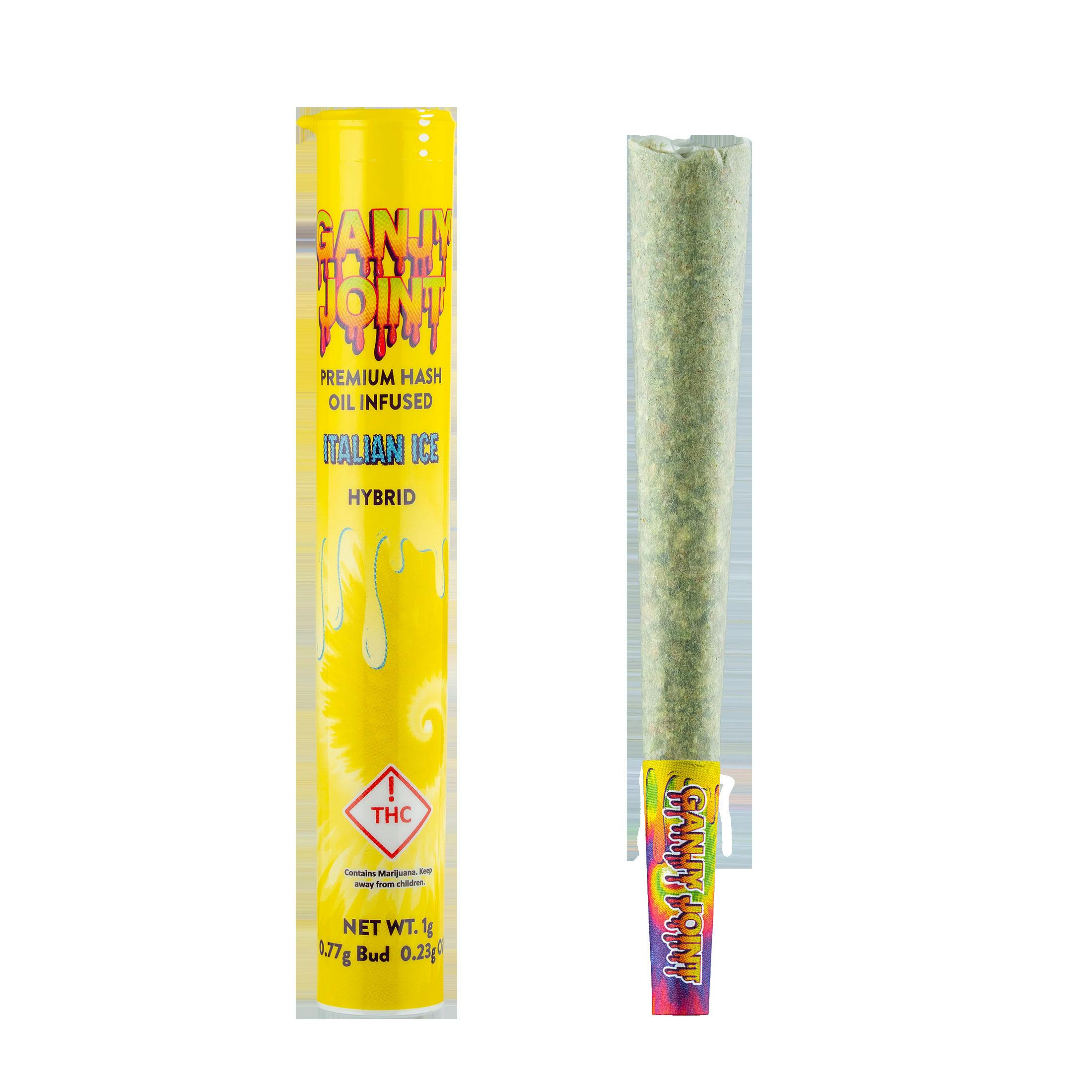 Ganjy (Juicy) Infused Pre-Roll 1g - Italian Ice (H)