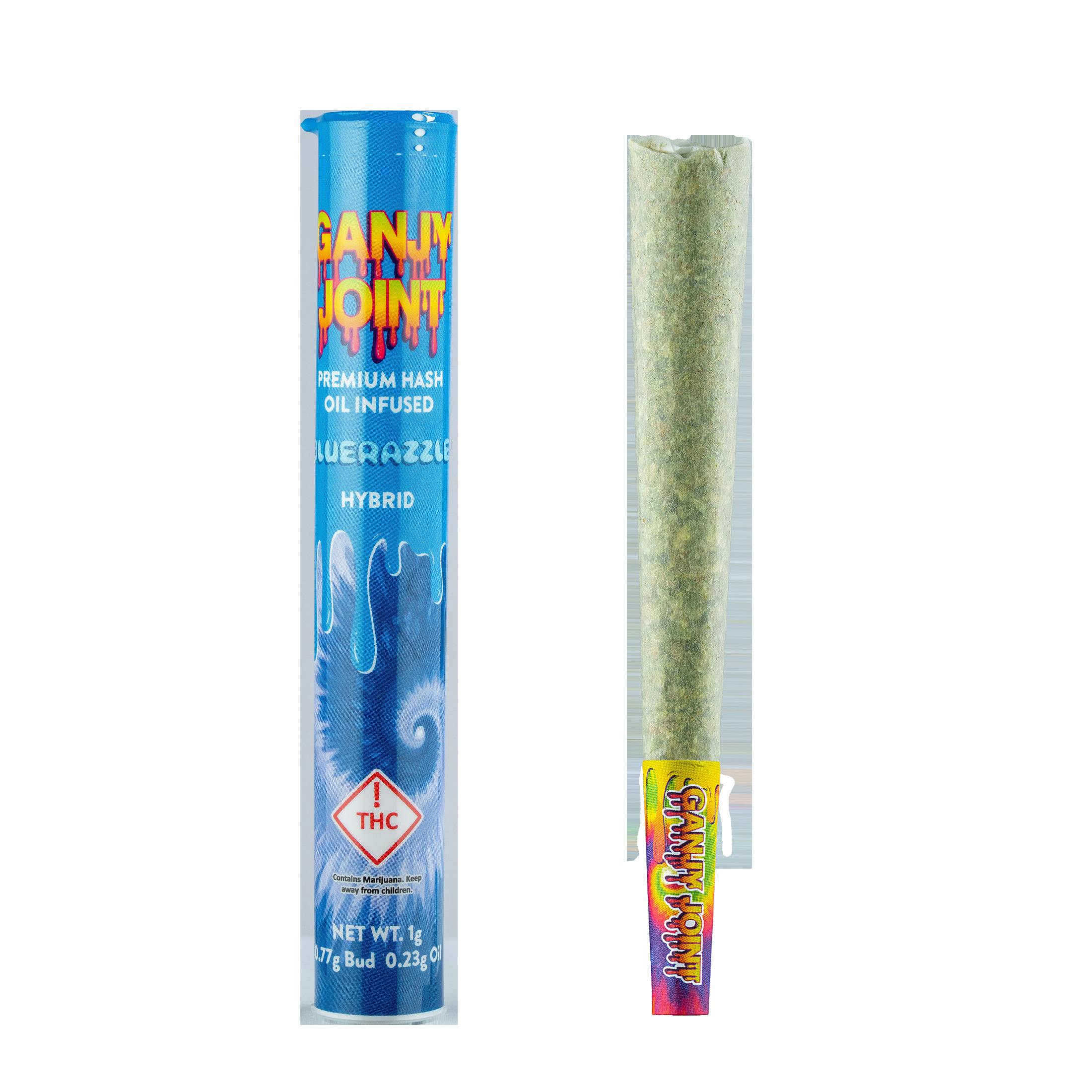 Ganjy (Juicy) Infused Pre-Roll 1g - BlueRazzle (H)