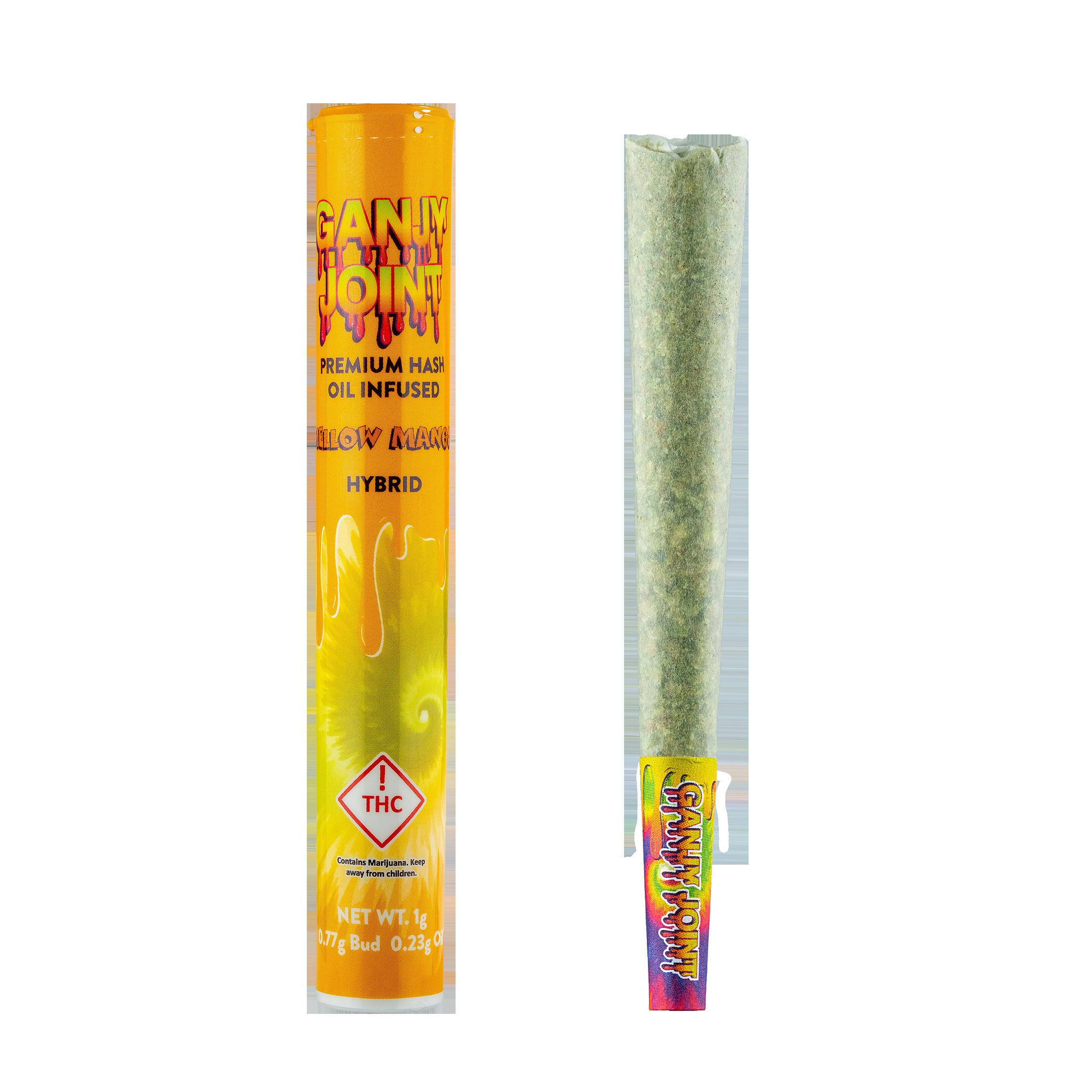 Ganjy (Juicy) Infused Pre-Roll 1g - Mellow Mango (H)