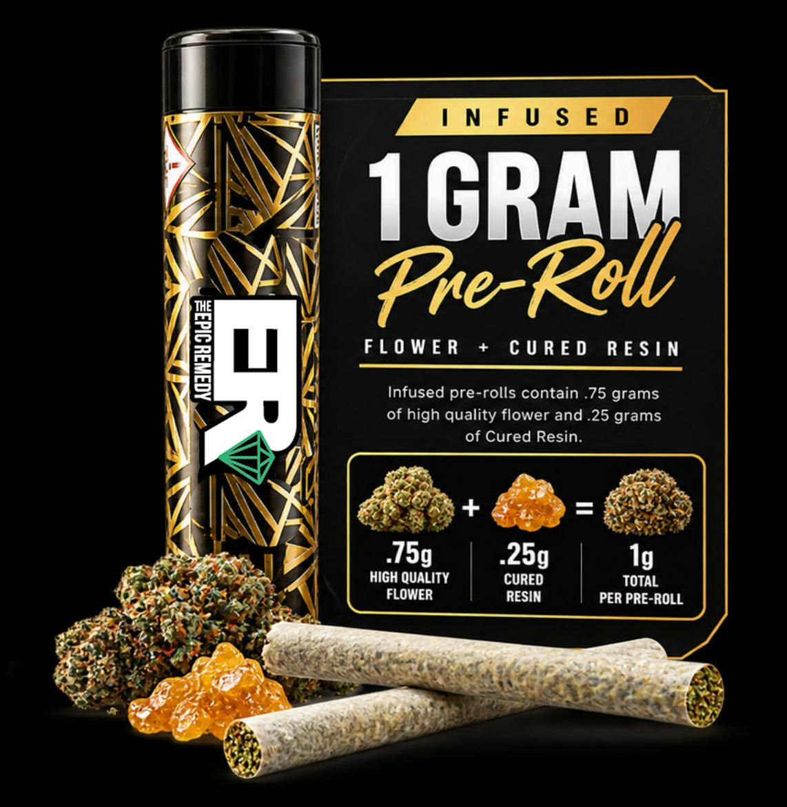 Epic Remedy Resin Infused Pre-Roll - Banana Boof (S)