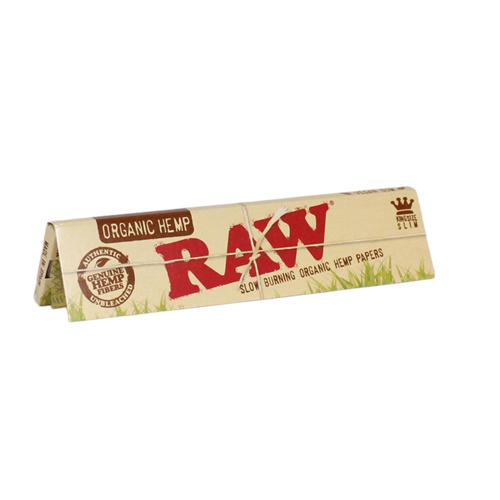 RAW King Size Slim Organic Rolling Papers Booklet at Zen Leaf Cannabis Dispensary