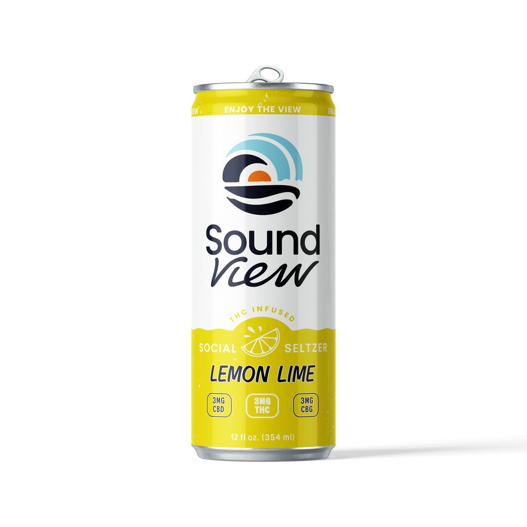Soundview Lemon Lime Seltzer 3mg [12oz] at Zen Leaf Cannabis Dispensary