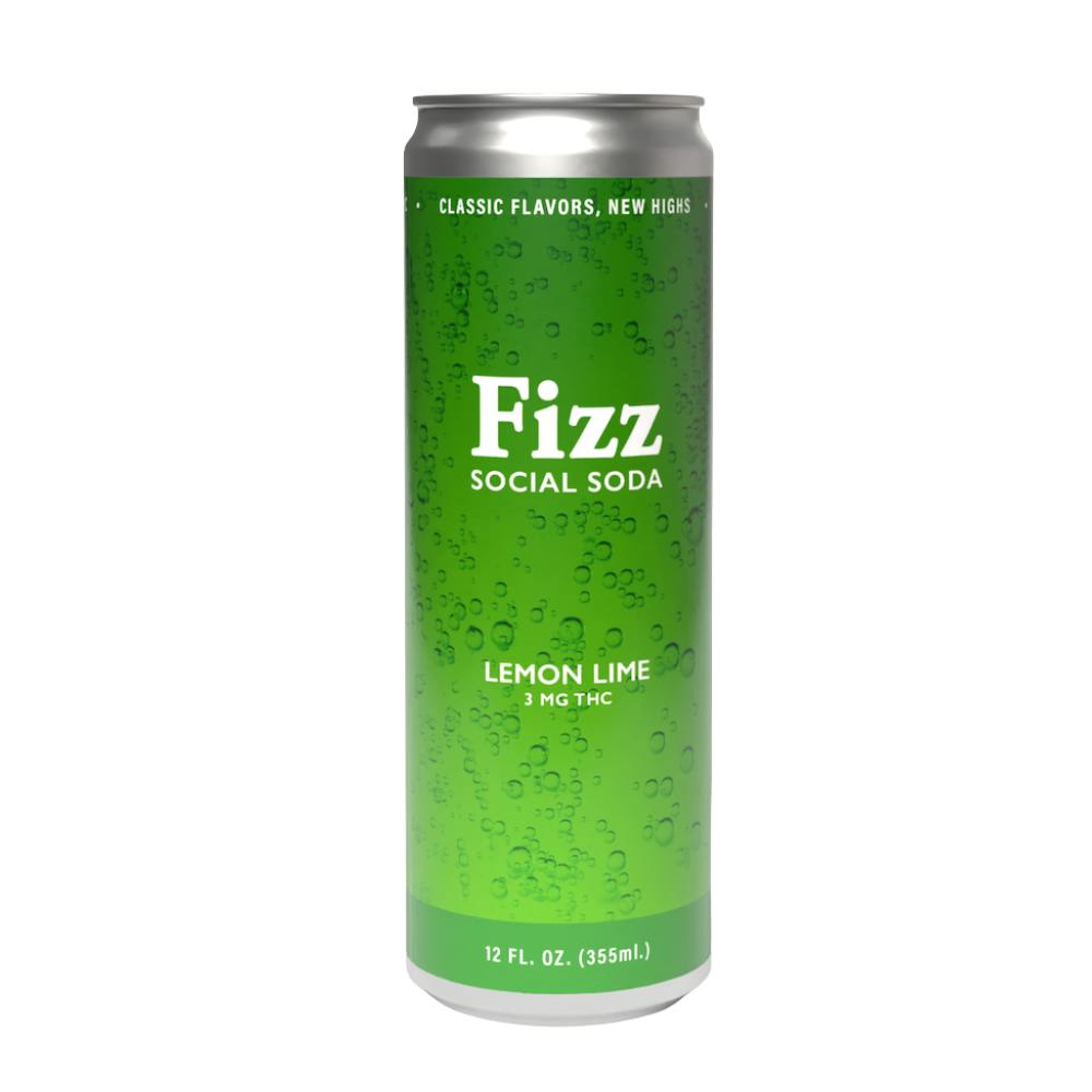 Fizz Social Soda Lemon Lime Soda 3mg at Zen Leaf Cannabis Dispensary