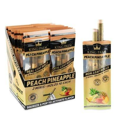 King Palm | Peach Pineapple Mini Rolls x 2